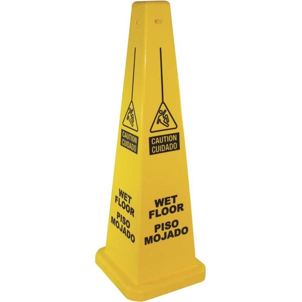 Impact Products 36 in. English/Spanish Caution Wet Floor Safety Sign 23879-90
